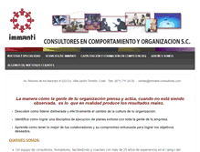 Tablet Screenshot of immanti-consultores.com